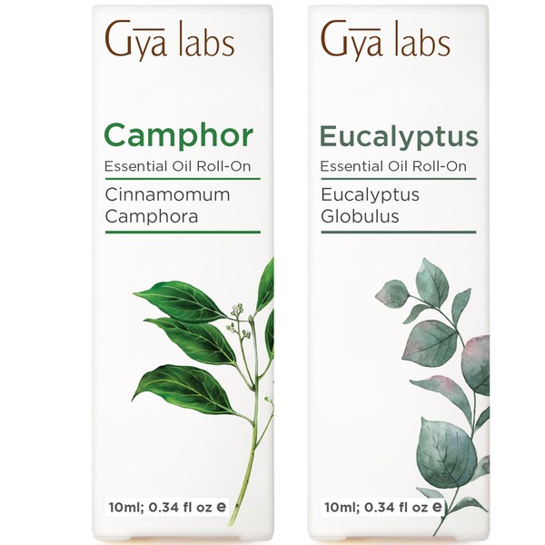 Camphor Roll On & Eucalyptus Roll On Set - Essential