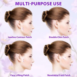 240Pcs Face Lift Tape, Lifting Invisible Tapes, Waterproof Face Stickers, V-Shape Lifting Patches for Facial Wrinkles, Sagging Skin, Double Chin, Jawline Contour Reduction