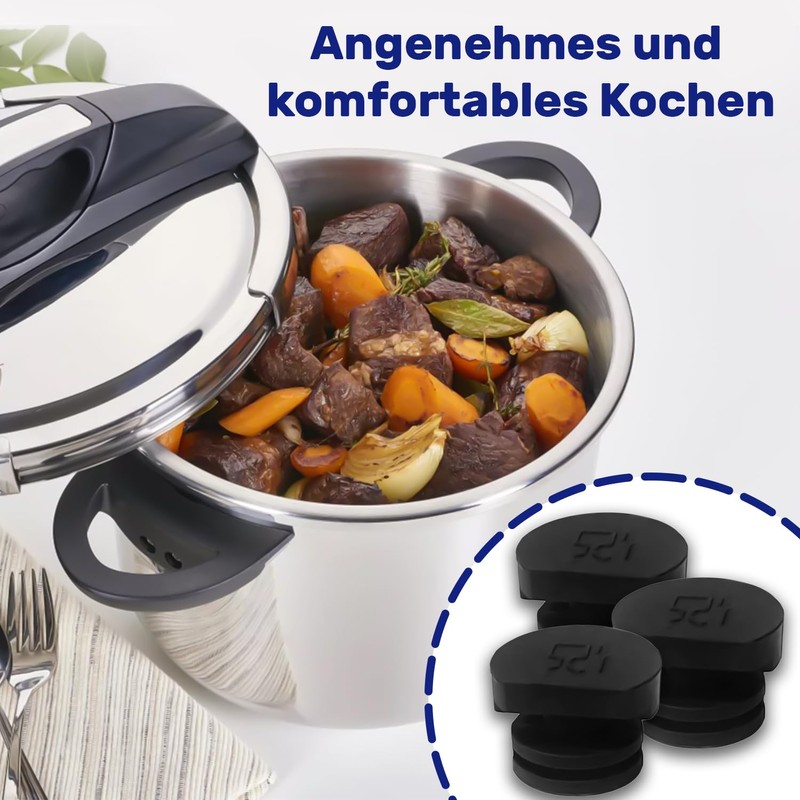 MONTERAL Set of 3 Valve Pressure Cookers for Aeternum