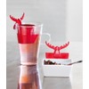 Koziol 3233013 RUDOLF Tea Strainer, Solid Raspberry Red