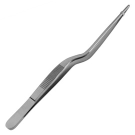 May - Kochpinzette - Bratpinzette - Wendepinzette - Gourmet-Pinzette - Bajonettpinzette - 14 cm lang - Edelstahl