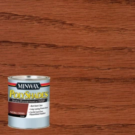 Minwax PolyShades Wood Stain + Polyurethane Finish – Quart, Natural Cherry, Gloss