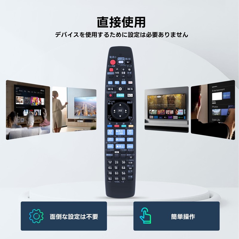 Recorder Remote Control for Panasonic N2QBYB000043 TZT2Q01A1ZJ DIGA Remote Control
