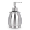 LALA DOLCE Stainless Steel Countertop Soap Dispenser Liquid Bottle and