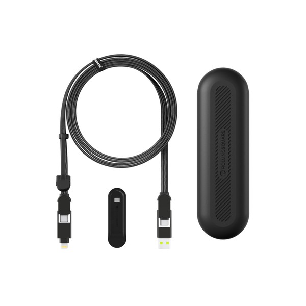 Rolling Square inCharge XL 6-in-1 Multi Charging Cable with 100W