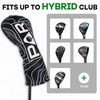 Golf Club Head covers Hybrid Utility Rescue with Interchangeable Number
