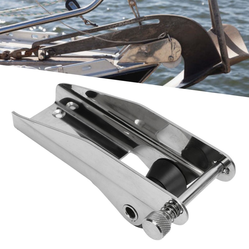 Boat Anchor Roller Stainless Steel 200mm Polished Marine Bow Roller