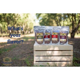 Mesquite Smoked Almonds Steam Pasteurized Smoky Roasted Seasoned Savory Nut Snacks from the Sohnrey Family Farm 2-Pack of 16 oz Pouches