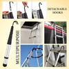 Telescoping Ladder 14.5ft Aluminum Telescopic Extension Ladder Extendable Ladders with