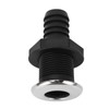 25mm Thru Hull Fitting Nylon Impact Resistance Leakproof Long Lasting