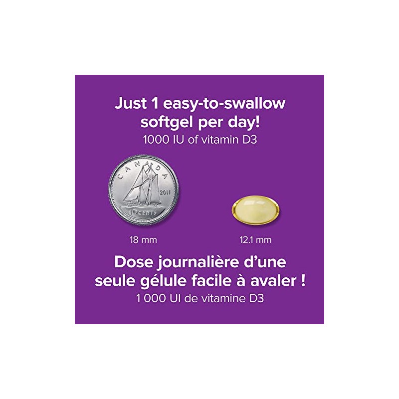 Webber Naturals Webber Naturals Vitamin D3 1000 IU, 240 Softgels,