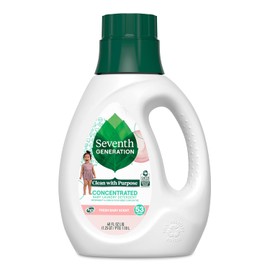 Seventh Generation Baby Concentrated Laundry Detergent, Fresh Scent, 40 oz (53 Loads)