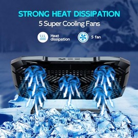 AIMIUZI Almohadilla de Enfriamiento para Laptop Soporte Enfriador para Laptop, Almohadilla de Enfriamiento con Ventilador para Laptop para Laptops Not