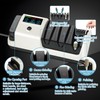 NATGIFT Electric Knife Sharpener 5-in-1 Kitchen Knives Sharpeners with 100%