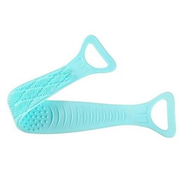 Toalla Exfoliante 1pcs Toalla de Silicona para Frotar para Hombres y Mujeres Fuerte Frotar la Espalda Artefacto Exfoliante Corporal Baño con...       