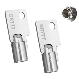 Washer Dryer Machine Key GR777 Apply for Service Panel of Speed Queen Commercial Washing Machines, 2 Pcs Coin Laundry Machine Keys 68-1174-31-GR777, 2 Pcs