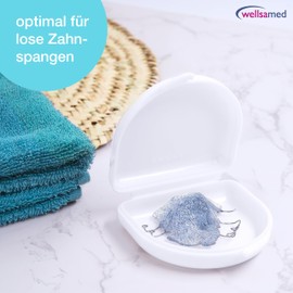 wellsamed KFO Classic White Rail Box for Storing Braces or Splints