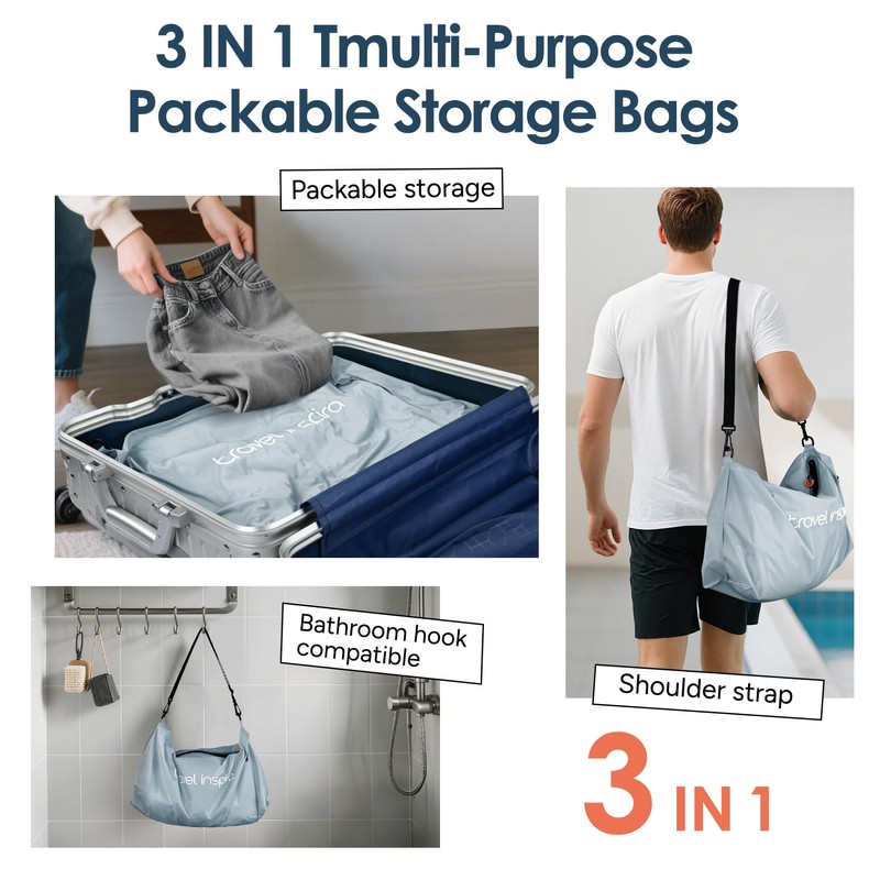 travel inspira Vacuum Bags with Pump - Space Saver Compression