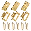 6 Packs Flush Hinges,4 Inch Ball Bearing Stainless Steel Door