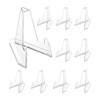 M METERXITY 10-Pack Acrylic Trading Card Stands, 54mm(2.1") Clear Mini
