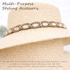 Gmlawsc Fashion Rhinestone Beaded Hairbands for Women – 3-Piece Handmade