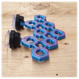 8 Hole Frag Rack Special edition Purple/Blue 2 tone