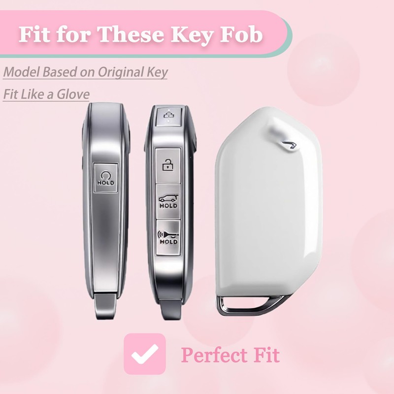 for kia Key Fob Cover - 5 Button Soft TPU