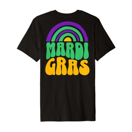 Mardi Gras Carnival Beads New Orleans French Festival Parade Premium T-Shirt