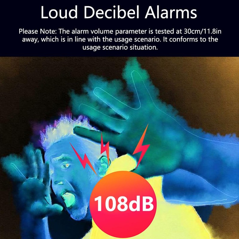 Home Security Sensor Wireless Door Alarm 108dB Loud Anti-theft Window
