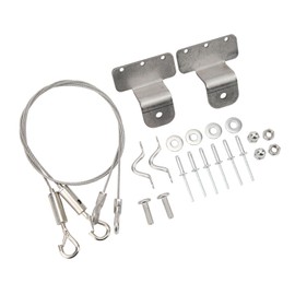 Hatch Door Lanyard Cable, 2 Rust Resistant Wire Rope Sling Cable for RV