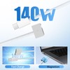 Braided 140W USB-C to Magnetic 3 Power Cable, Compatible with