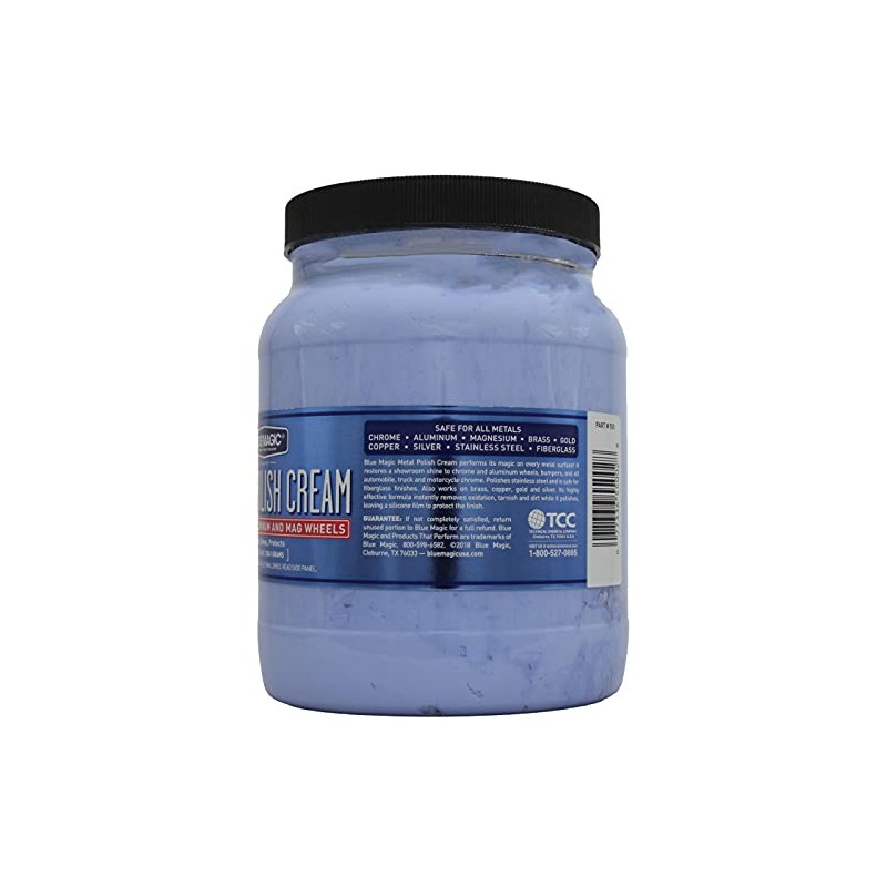 Blue Magic 550 Metal Polish Cream Non-Abrasive Tarnish and Oxidation
