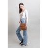 LEABAGS Paris genuine buffalo leather messenger bag in vintage style