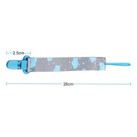 Mikiuly Pacifier Holder Baby Pacifier Clip Pacifier Anti Drop Chain Cute Pacifier Anti Drop Strap Newborn Pacifier Chain Set of 4 Toys Pacifier Clip Toy Holder Anti-drop Toy Strap