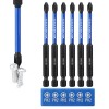 WORKPRO 6pcs PH2 Impact Phillips Screwdriver Bit Set 4" Long