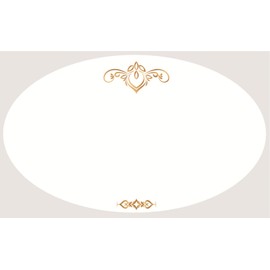 Labels for Jar and Bottles, 1x2inch 200pcs Oval White Gold Removable Canning Labels,Weatherproof Essential Oil Bottle Labels