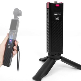 Metal Battery Charging Handle for DJI Osmo Pocket 4 3/Xtra Muse, Built-in 5000mAh Battery, 22.5W Fast Charging, with Mini Tripod Included​