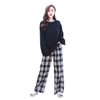 WULFUL Women's Loungewear, 100% Cotton, Fall, Spring, Long Sleeve, Pajamas,