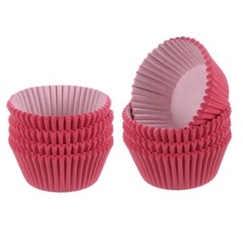 sourcing map 200 Count Cupcake Liners Red Cupcake Cups Standard Size Muffins Liners Papers Baking Cups Wrappers Greaseproof for Party Wedding Birthday