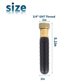 Drain Bladder Unclogger fits 1"to2" Pipes.& 3/4" Garden Hose Shut Off Valve,Drain Cleaning Bladder Unclogs Clogs in Kitchen Sinks, Bathtubs and Swimming Pool Pipes Through High-Pressure Water Flow
