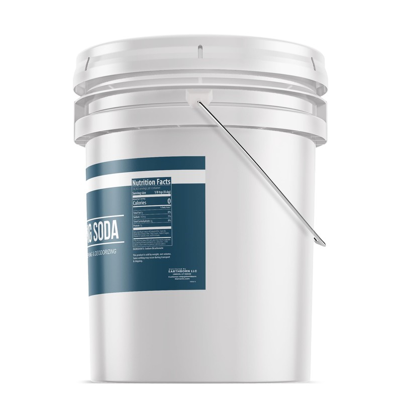 Earthborn Elements Baking Soda (2 Gallons) Sodium Bicarbonate, Cooking, Cleaning