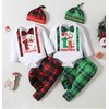 Newborn Baby Boy Girl My 1st Christmas Outfit Long Sleeve