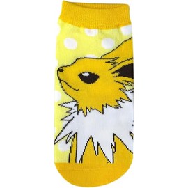 Small Planet Character Socks, Pokémon, Thunders, Dot Junior, 5.9 - 8.3 inches (15 - 21 cm)