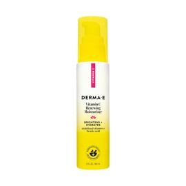 DERMA E Vitamin C Renewing Moisturizer with Probiotics and Rooibos, 2 Fl Oz