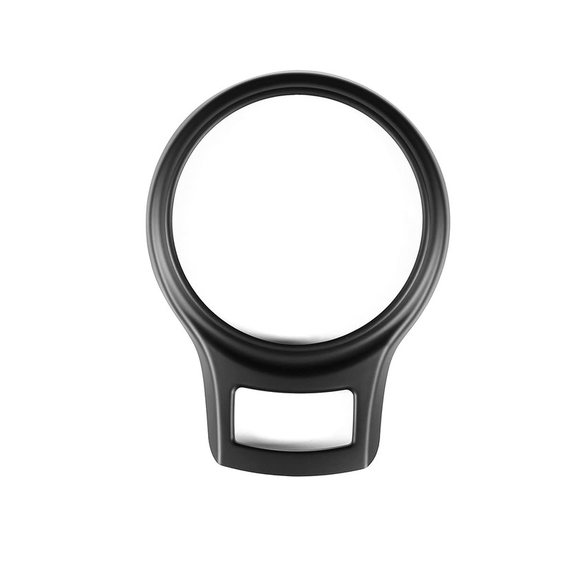 JONKOKO Matte Black Car Interior Gear Shift Frame Trim Sticker