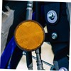 Mobestech 4pcs Car Reflectors Round Vehicle Reflectors for Improved Safety