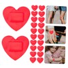 BIUDECO 2sets Portable Heart Shaped Patches Non-irritating Waterproof for Boys
