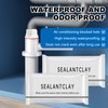 6 Pcs Waterproof Sealant Mastic, 2025 Upgrade White Seal Putty