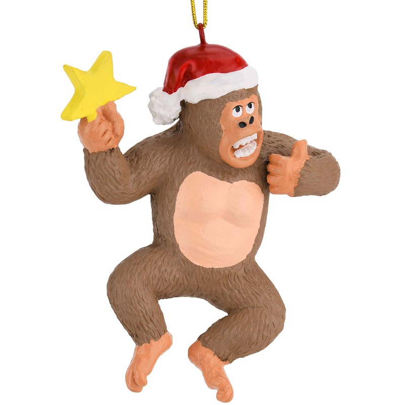 Tree Buddees King Kong Climbing The Tree Large Christmas Ornament