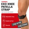 Thermoskin EXO Adjustable Knee Support, Black, One Size